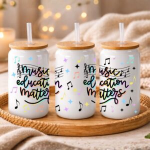 Music Education Matters Glass Can