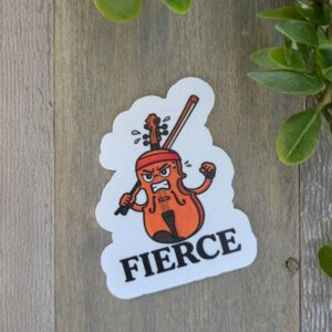 Fierce String Instrument Sticker